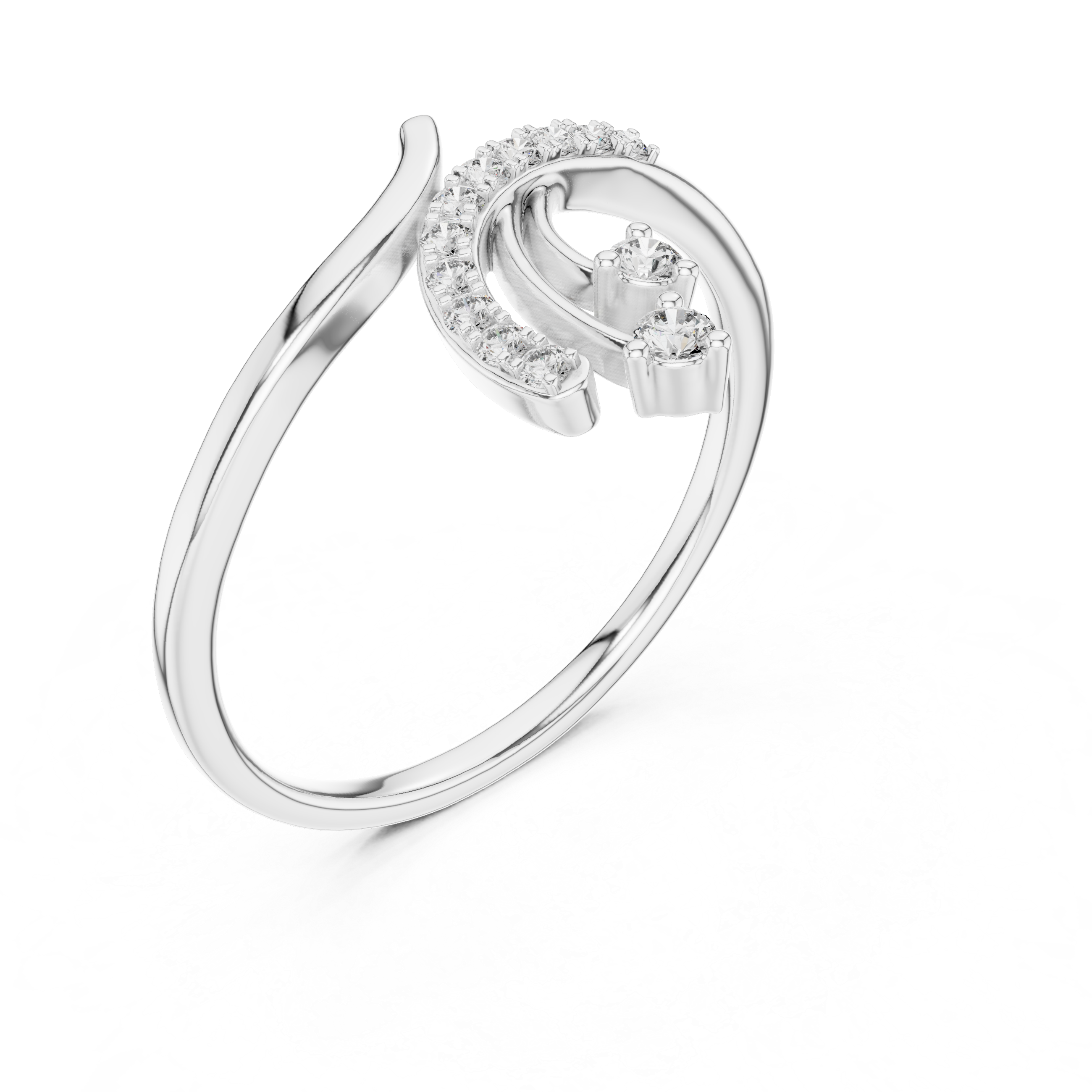 Celestial Curve Lab-Grown Diamond Ring