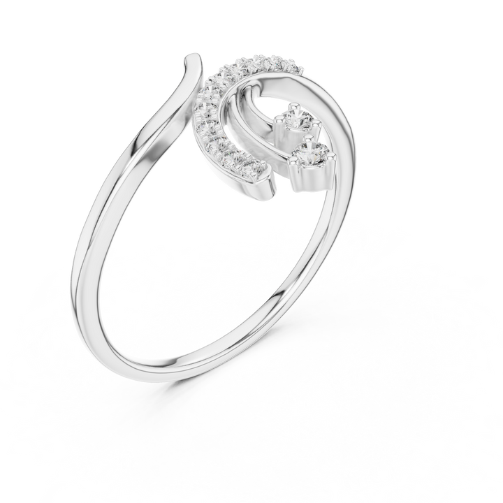 Celestial Curve Lab-Grown Diamond Ring