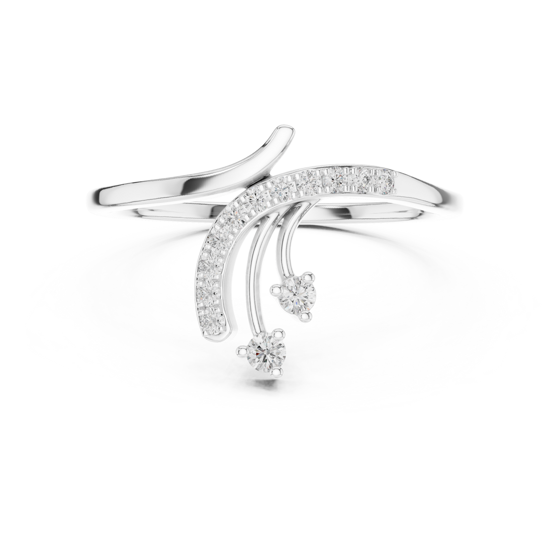 Celestial Curve Lab-Grown Diamond Ring