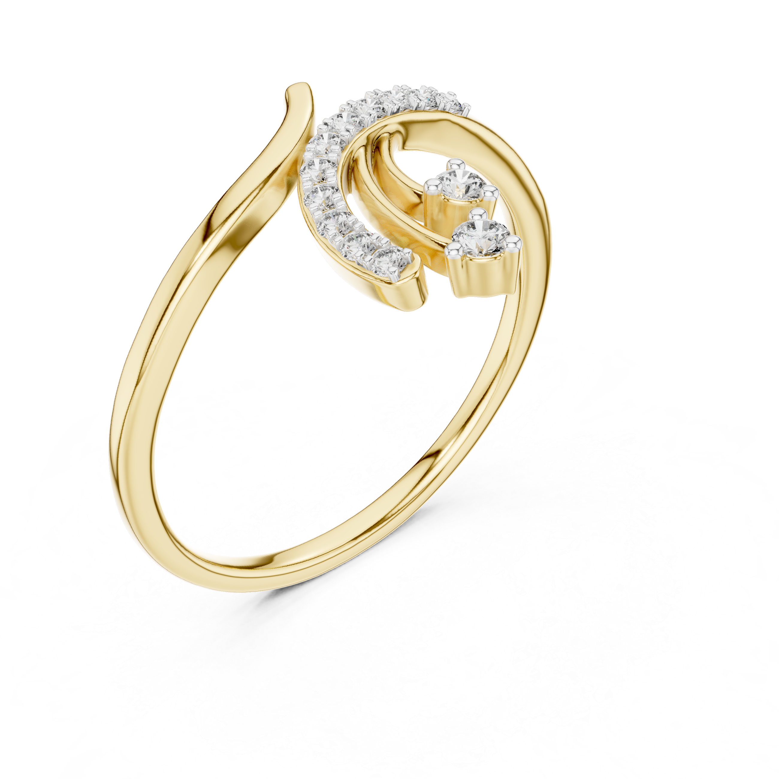Celestial Curve Lab-Grown Diamond Ring