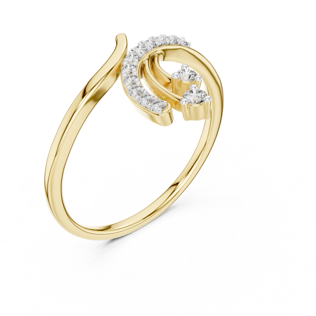 Celestial Curve Lab-Grown Diamond Ring