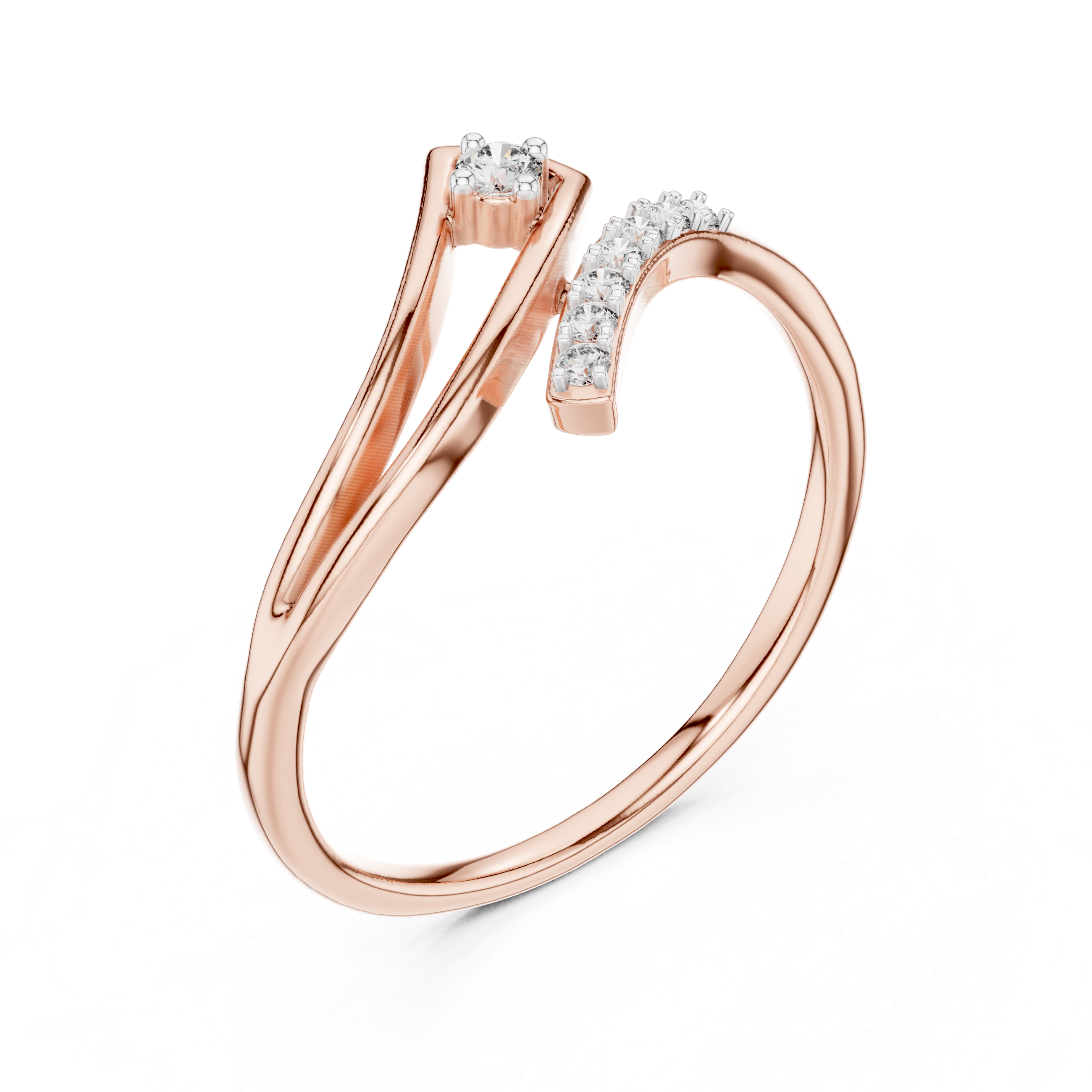 Twist Grace Lab-Grown Diamond Ring