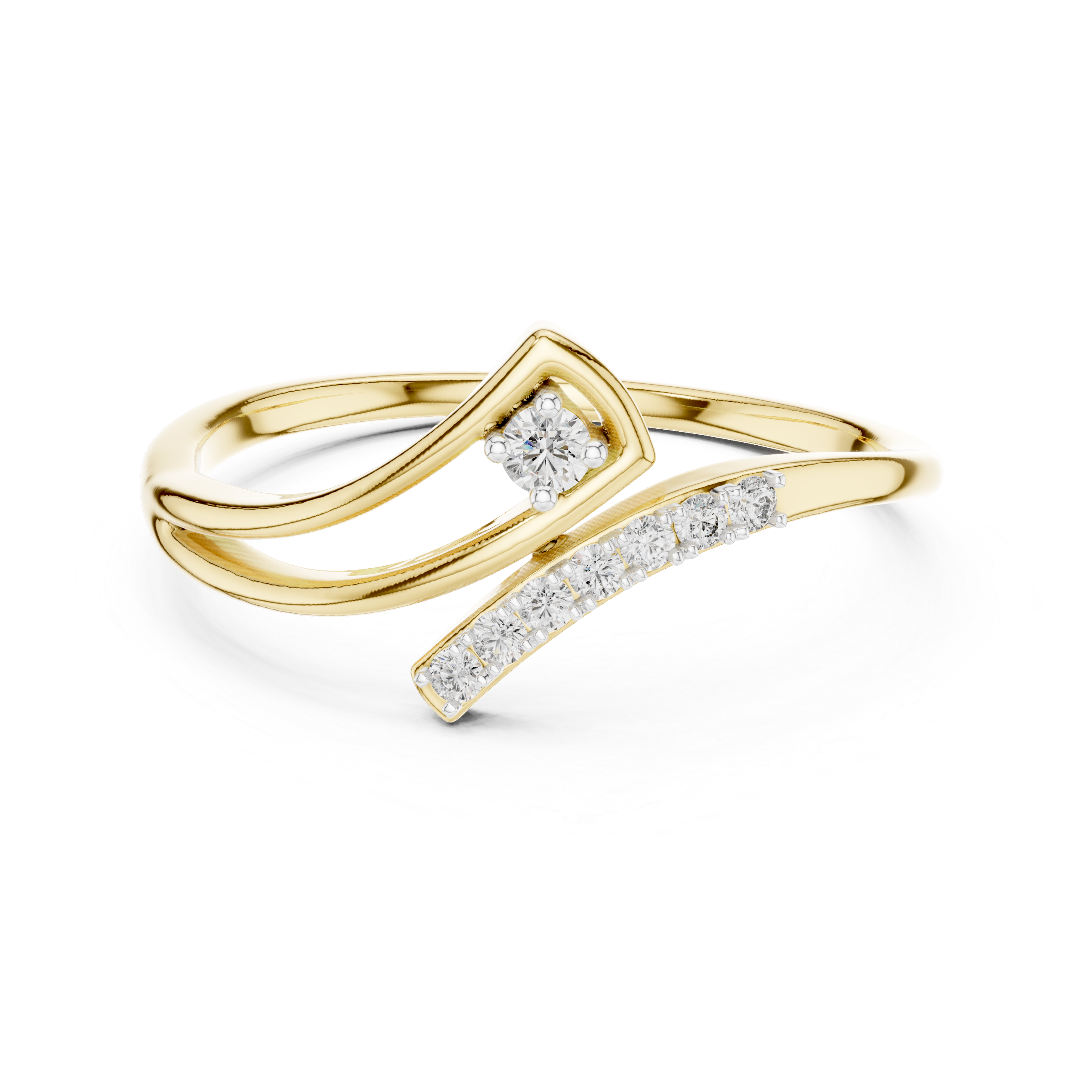 Twist Grace Lab-Grown Diamond Ring