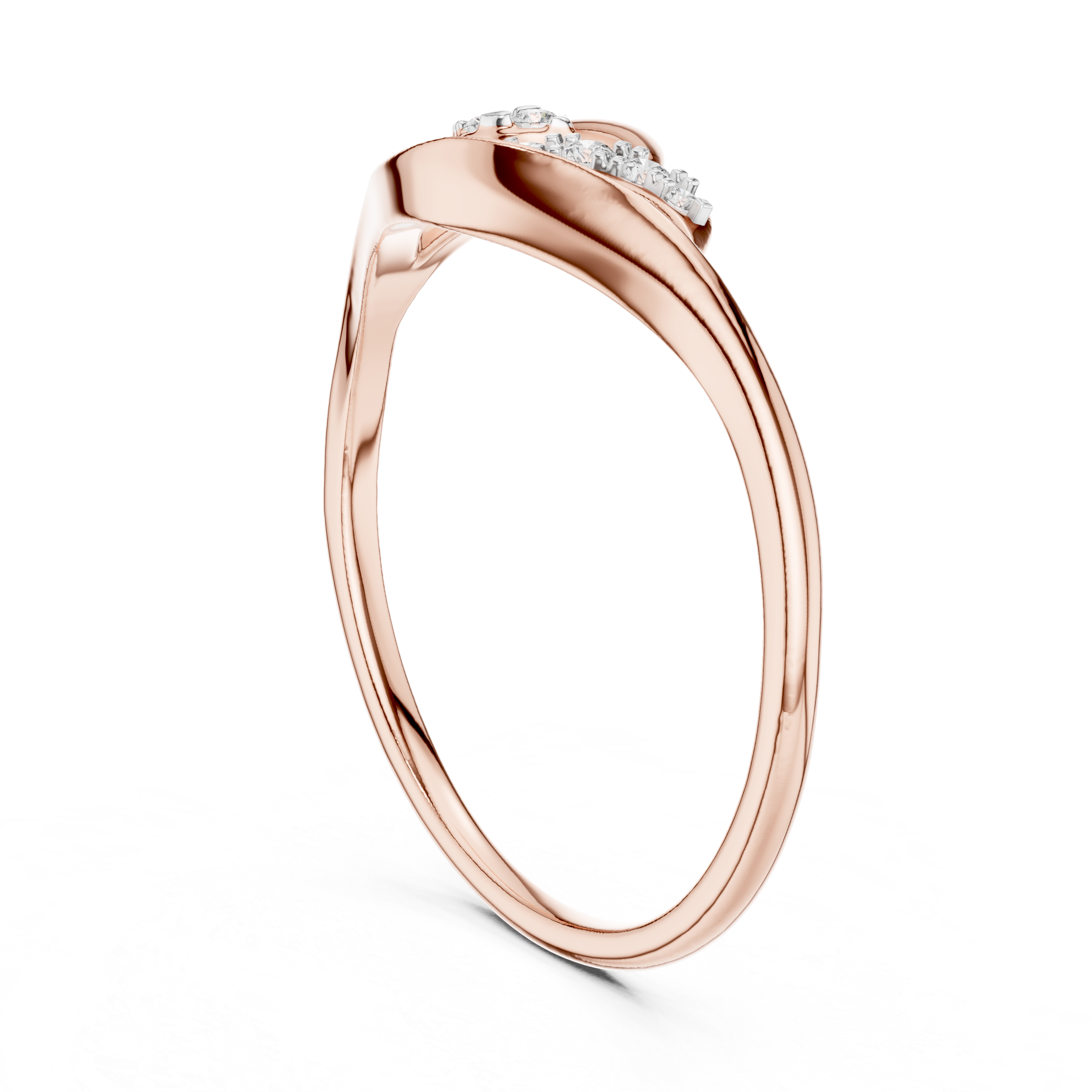 Flowing Harmony Lab-Grown Diamond Ring