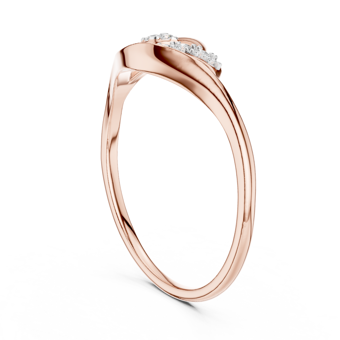 Flowing Harmony Lab-Grown Diamond Ring