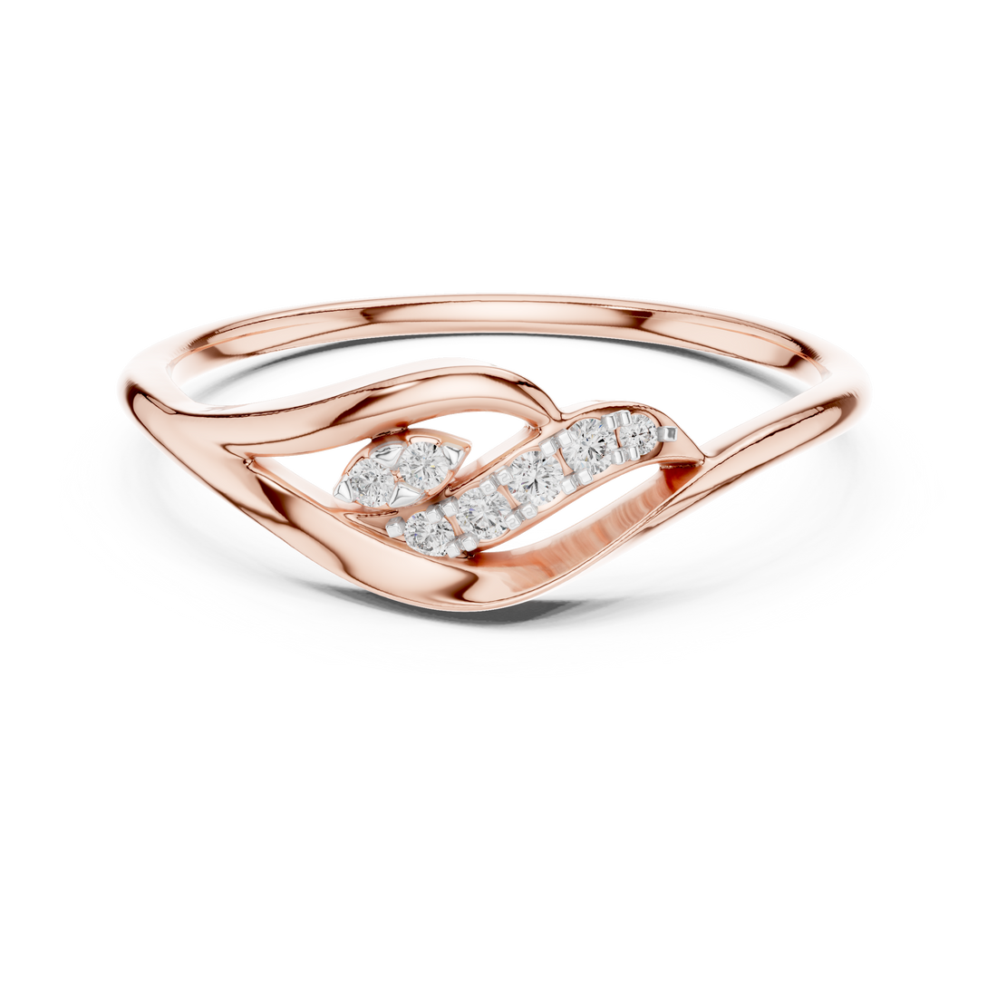 Flowing Harmony Lab-Grown Diamond Ring