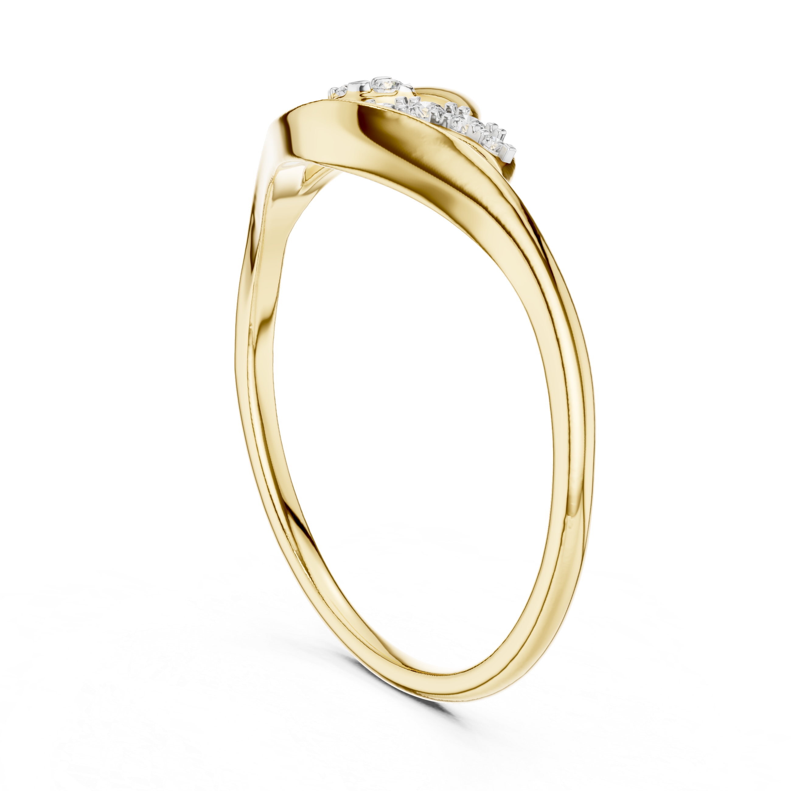 Flowing Harmony Lab-Grown Diamond Ring