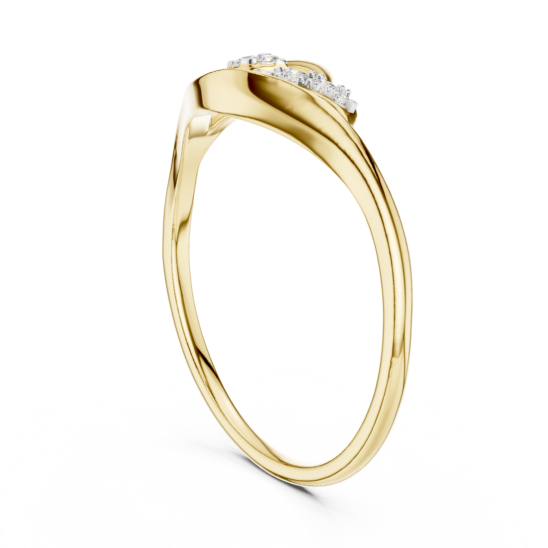 Flowing Harmony Lab-Grown Diamond Ring