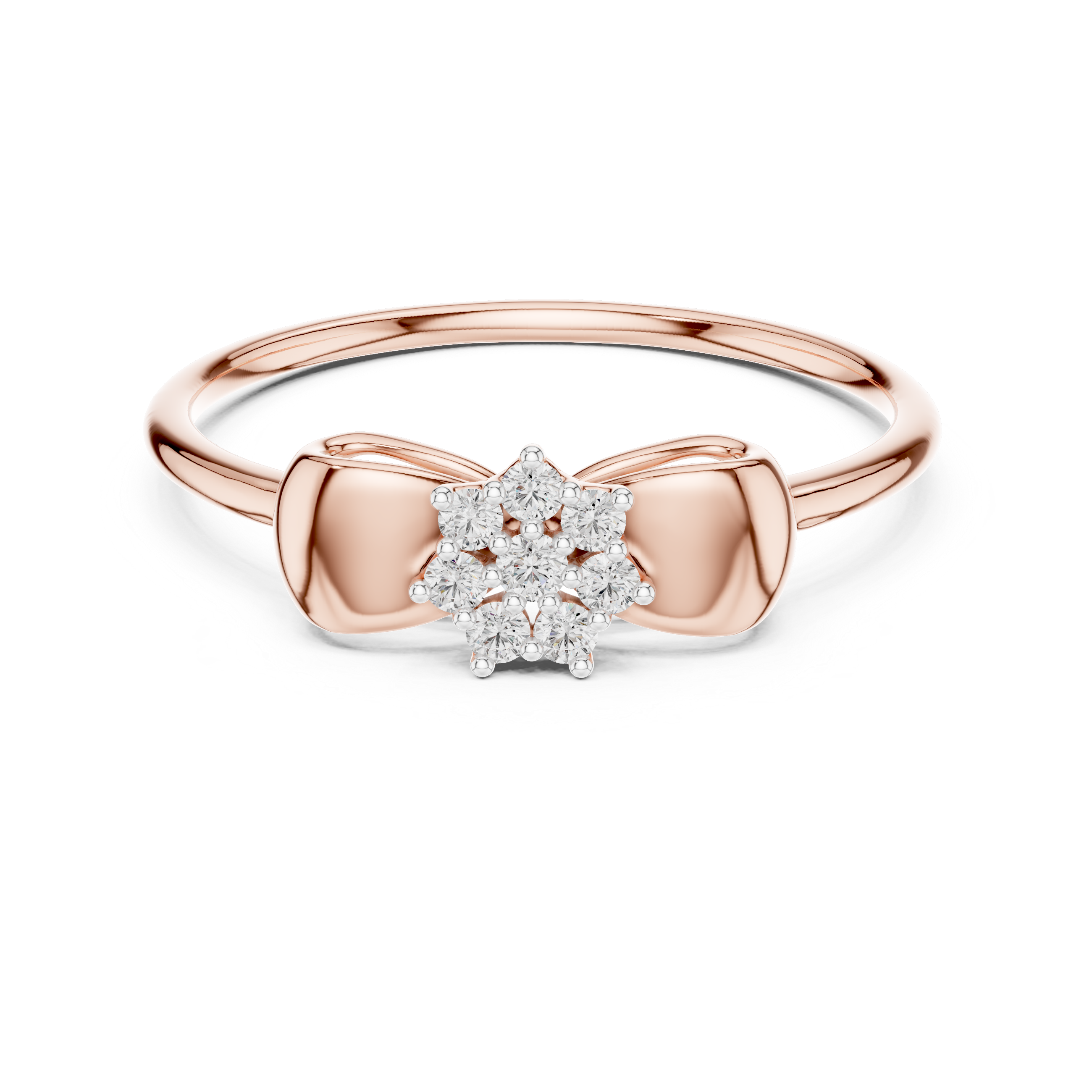 Bow Blossom Lab-Grown Diamond Ring