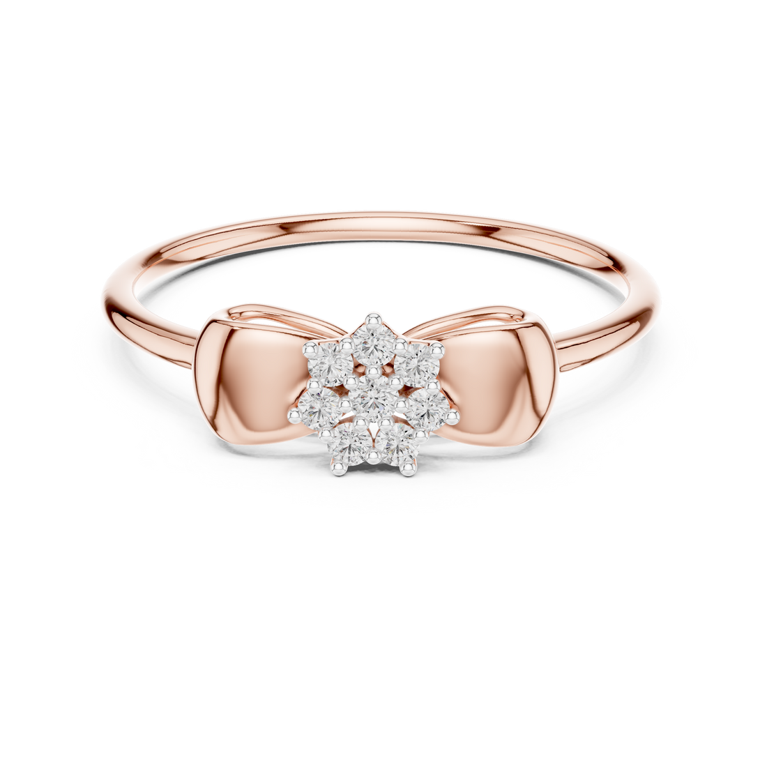 Bow Blossom Lab-Grown Diamond Ring