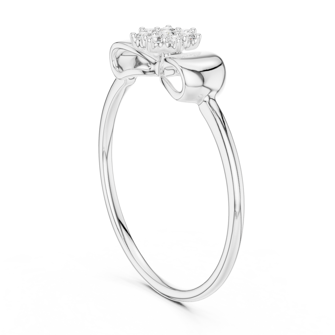 Bow Blossom Lab-Grown Diamond Ring