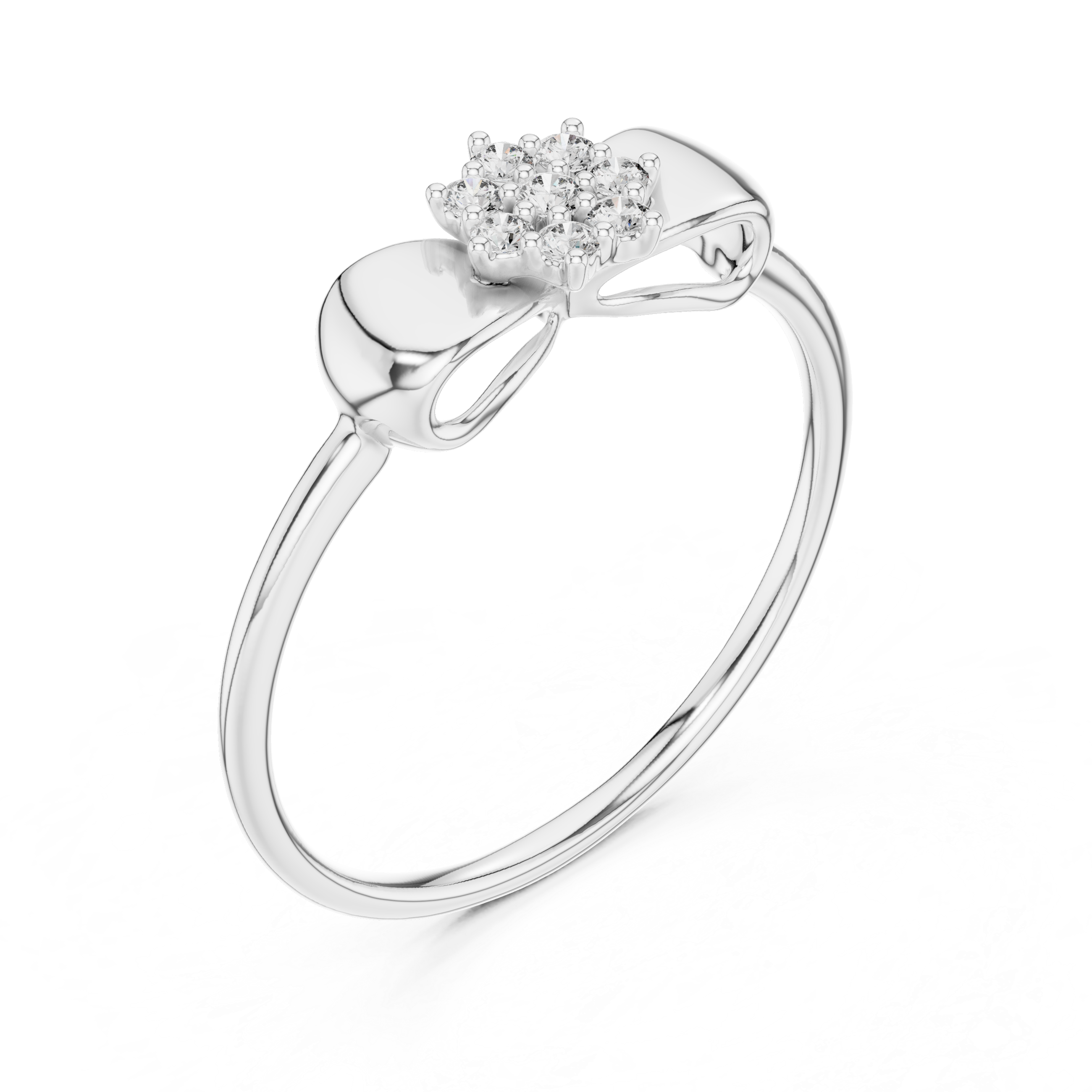 Bow Blossom Lab-Grown Diamond Ring