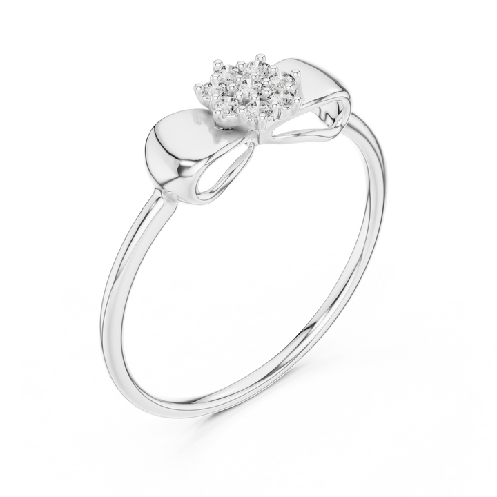 Bow Blossom Lab-Grown Diamond Ring