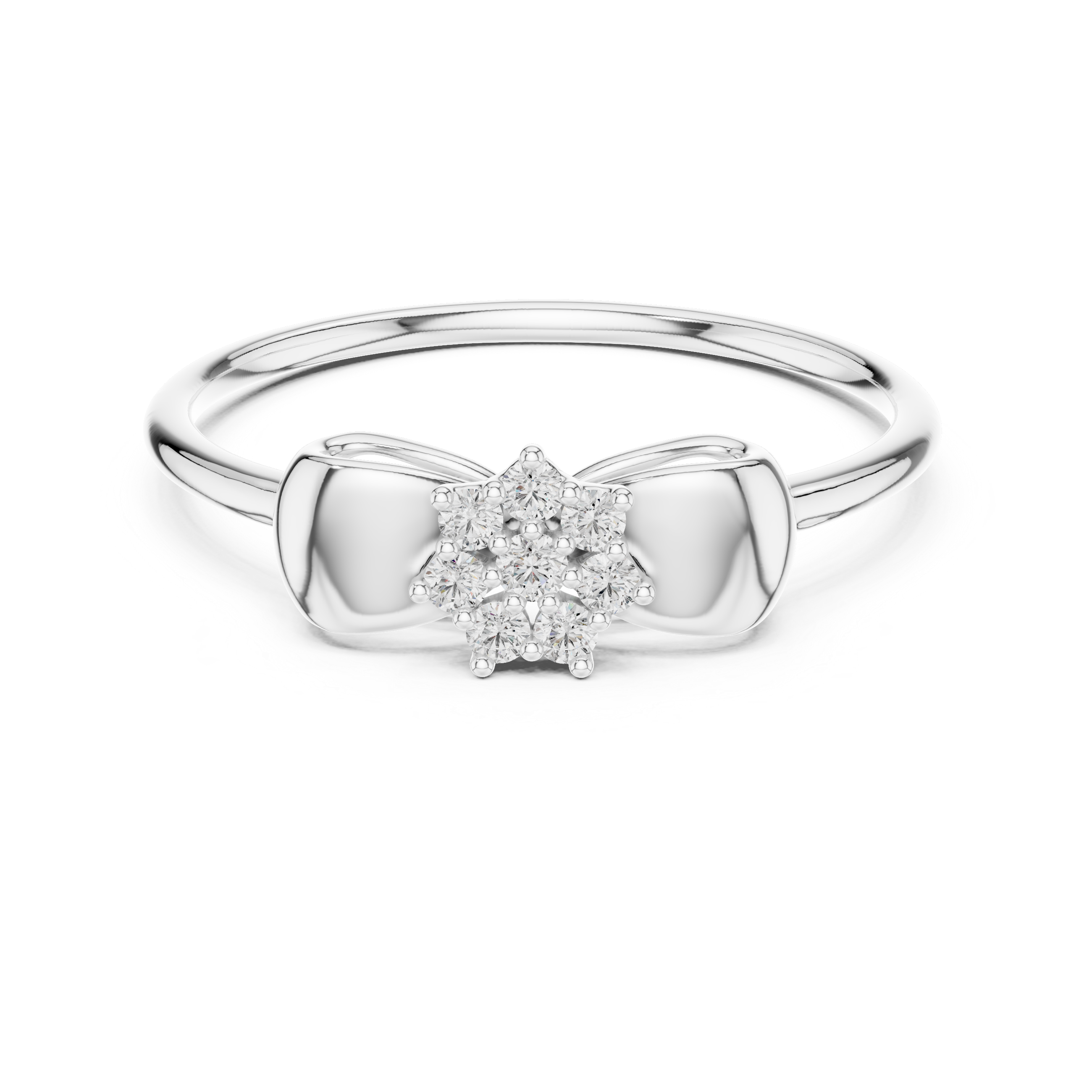 Bow Blossom Lab-Grown Diamond Ring