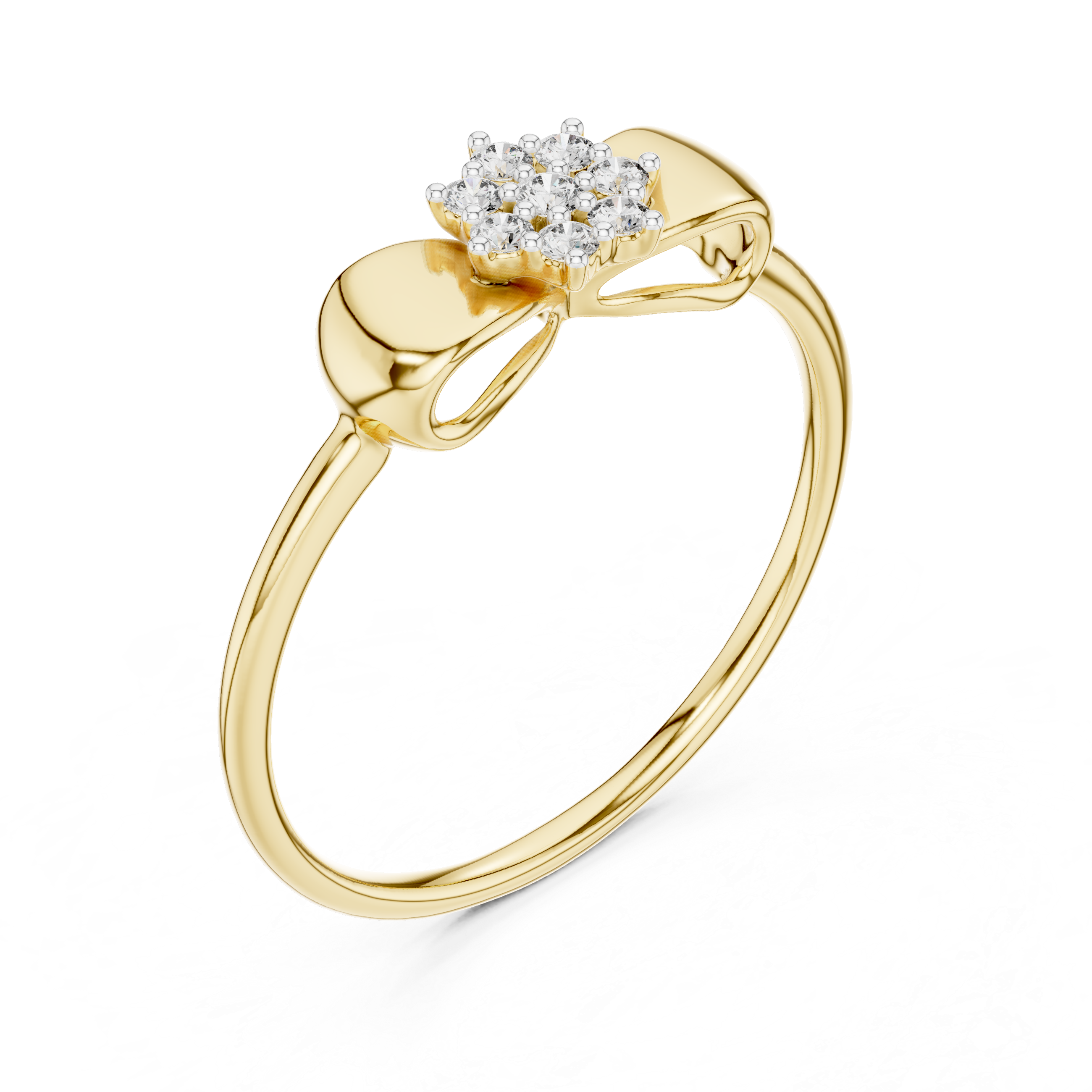 Bow Blossom Lab-Grown Diamond Ring