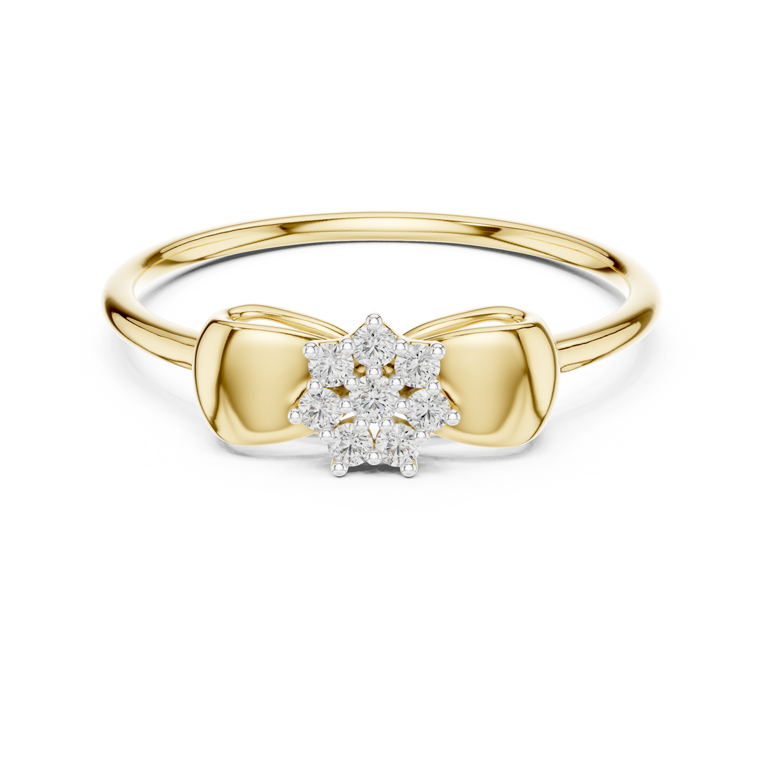 Bow Blossom Lab-Grown Diamond Ring