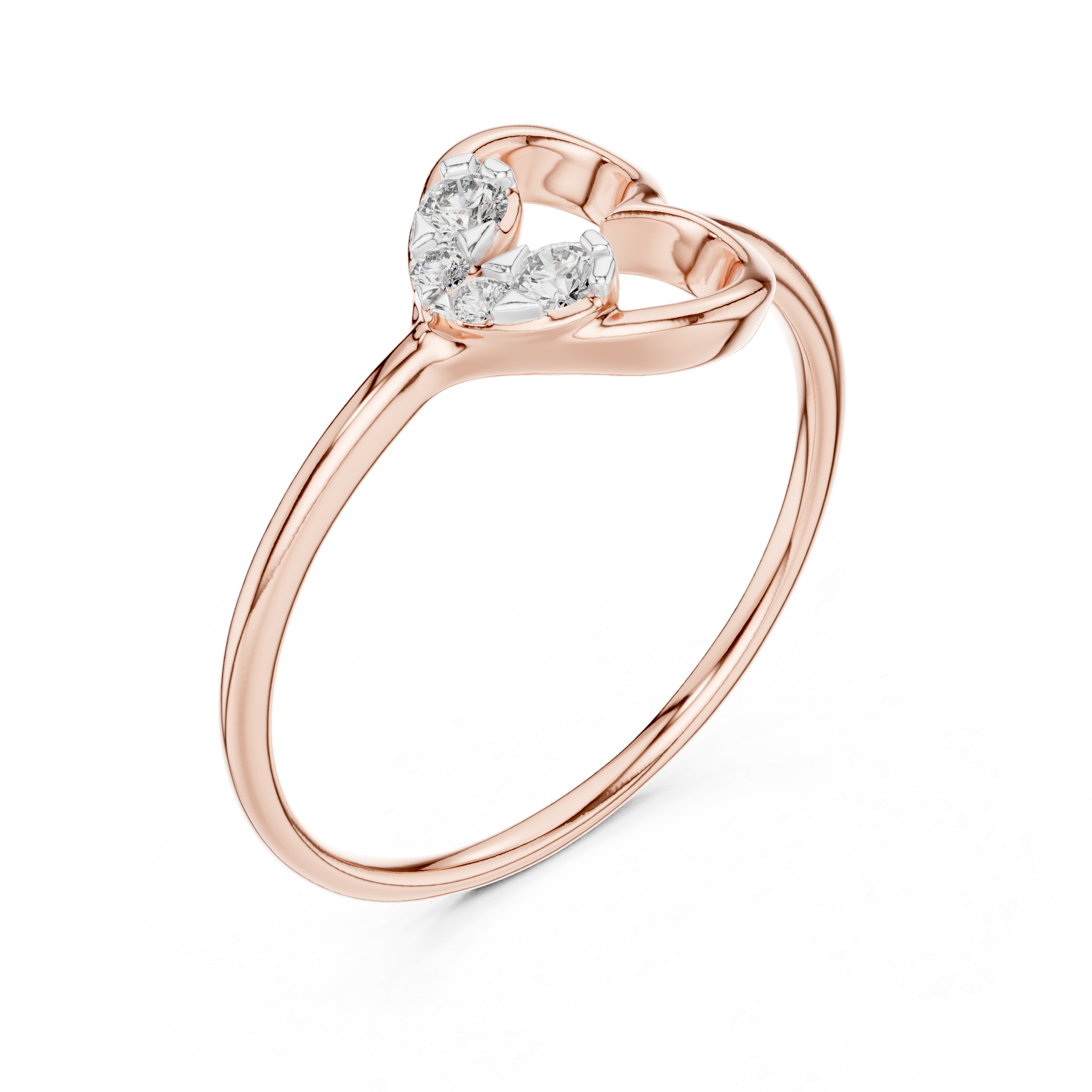 Open Heart Glow Lab-Grown Diamond Ring