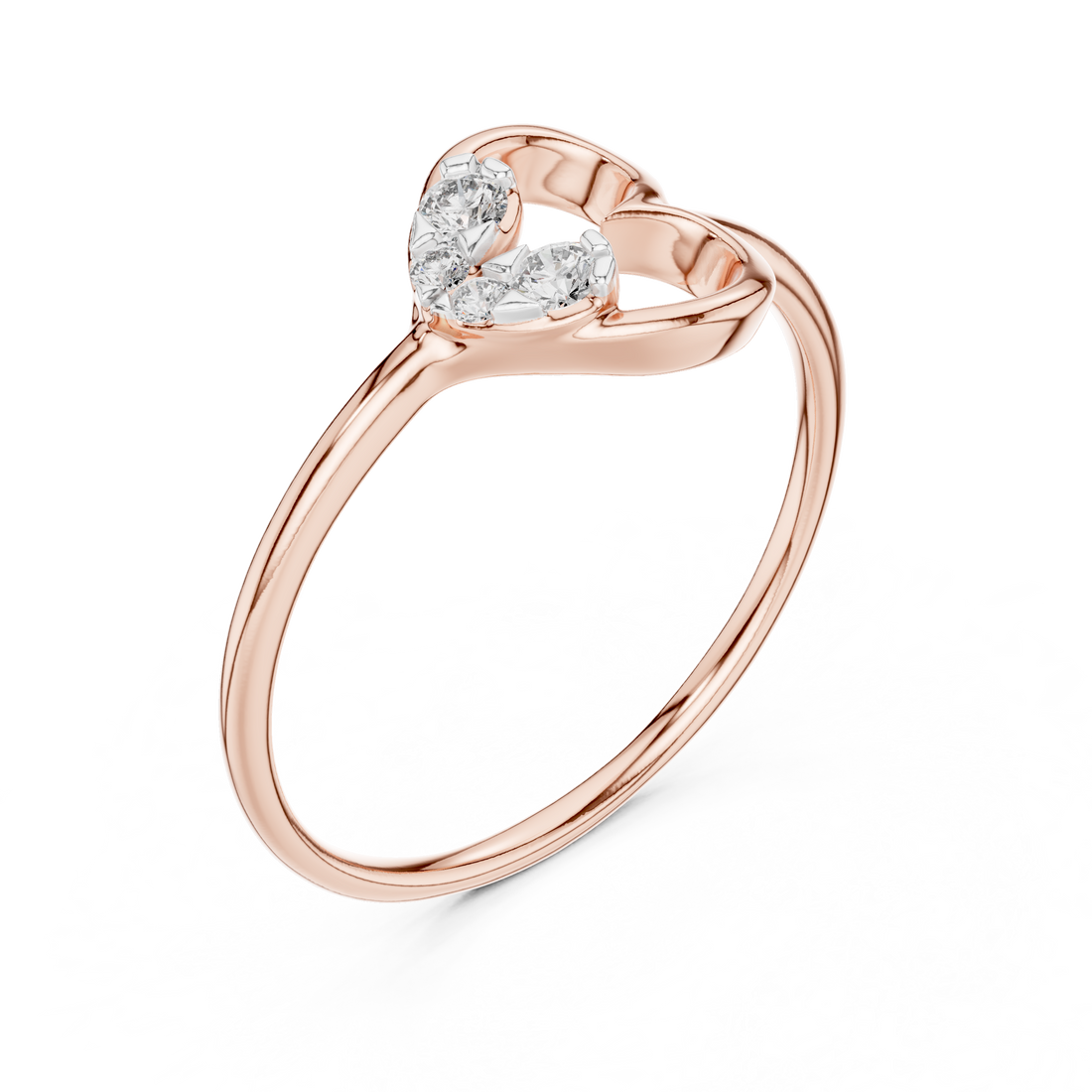 Open Heart Glow Lab-Grown Diamond Ring