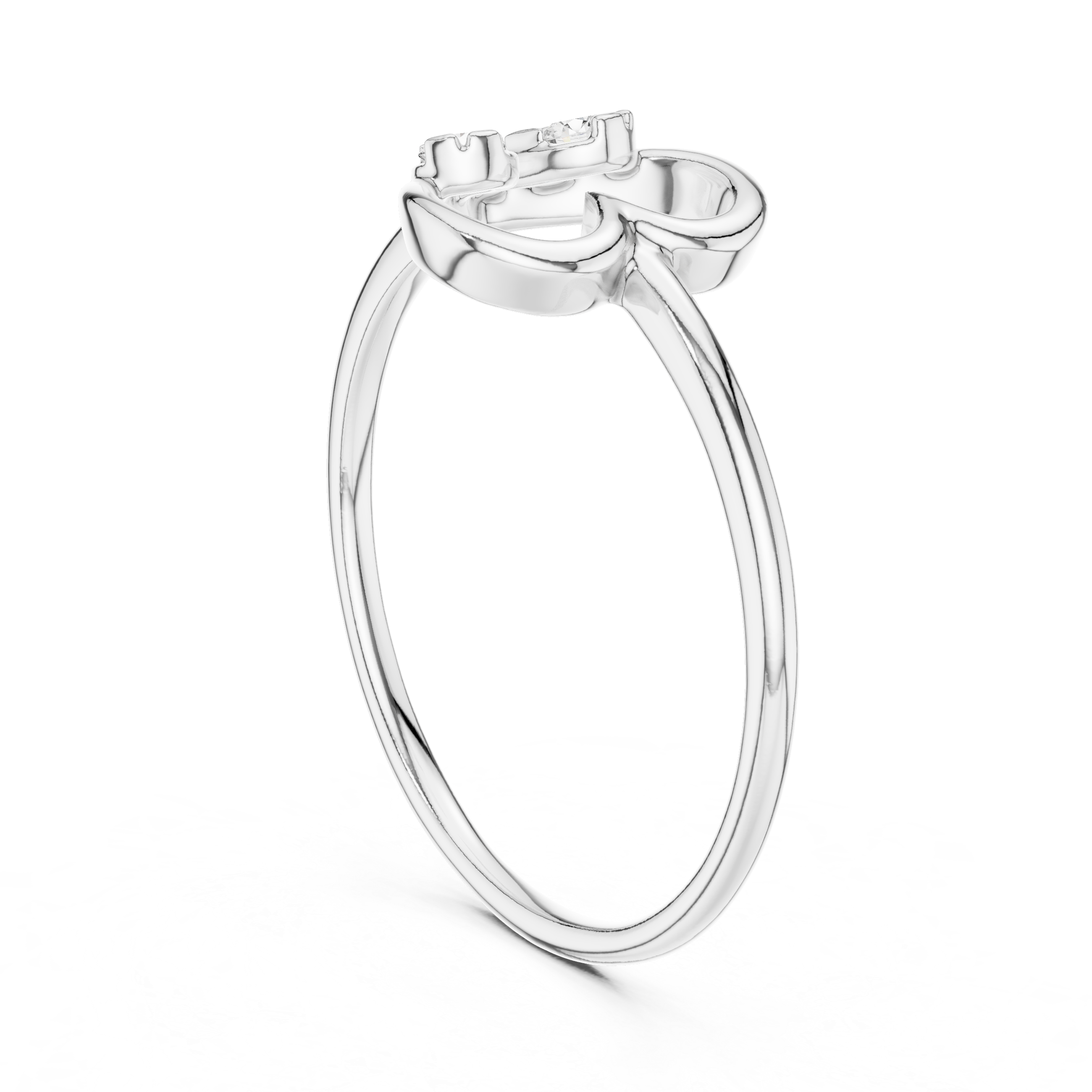 Open Heart Glow Lab-Grown Diamond Ring