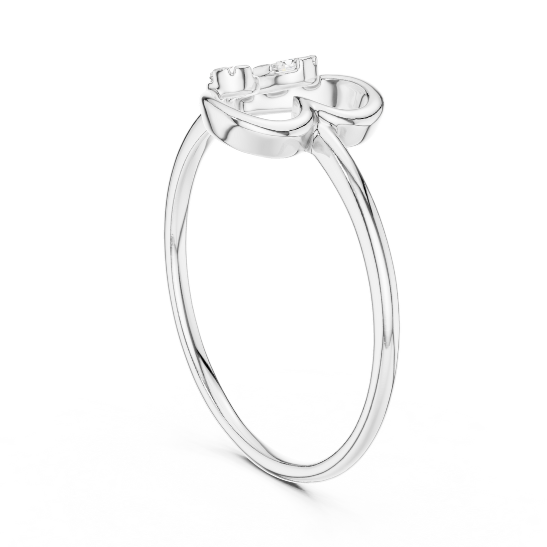 Open Heart Glow Lab-Grown Diamond Ring