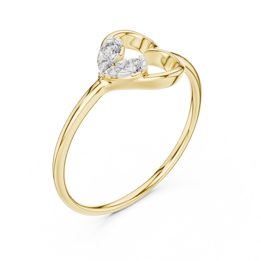 Open Heart Glow Lab-Grown Diamond Ring