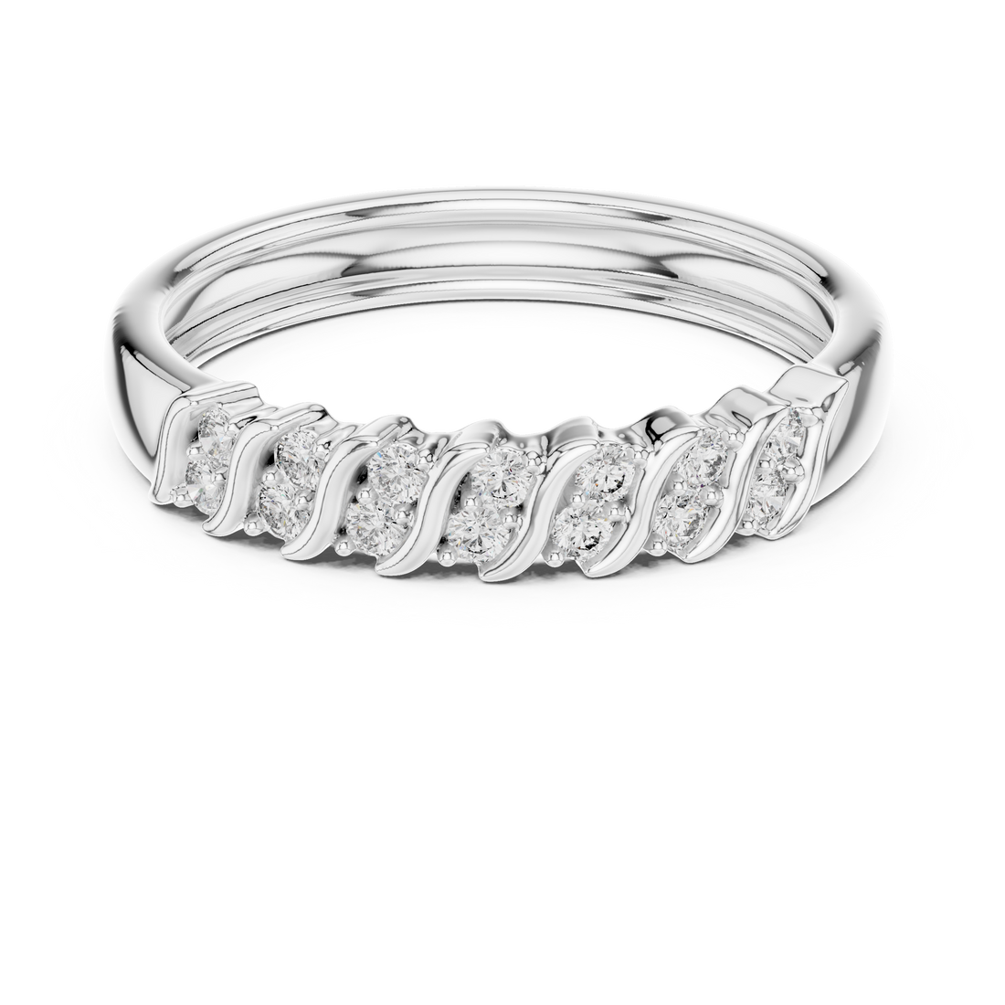 Wavecrest Lab-Grown Diamond Band