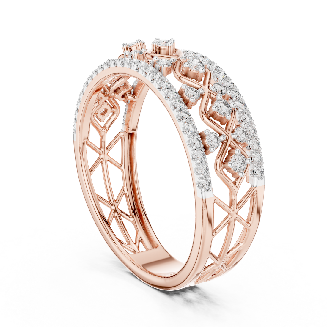Imperial Lattice Lab-Grown Diamond Ring
