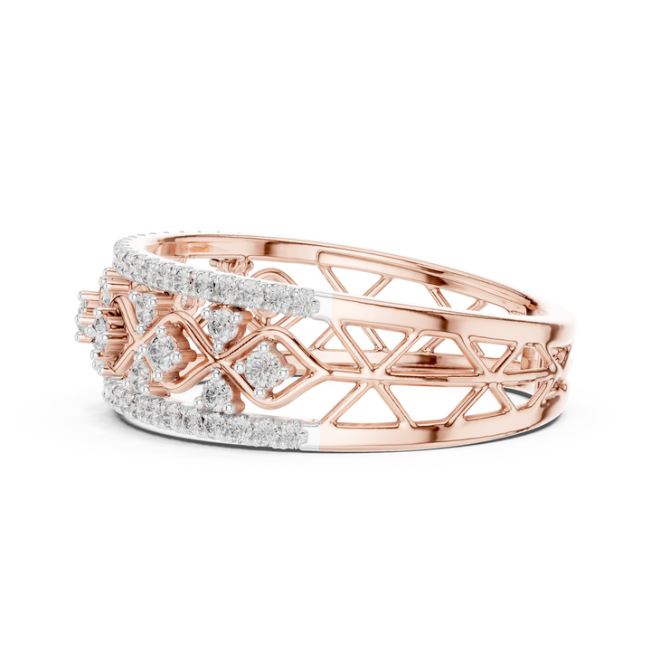 Imperial Lattice Lab-Grown Diamond Ring