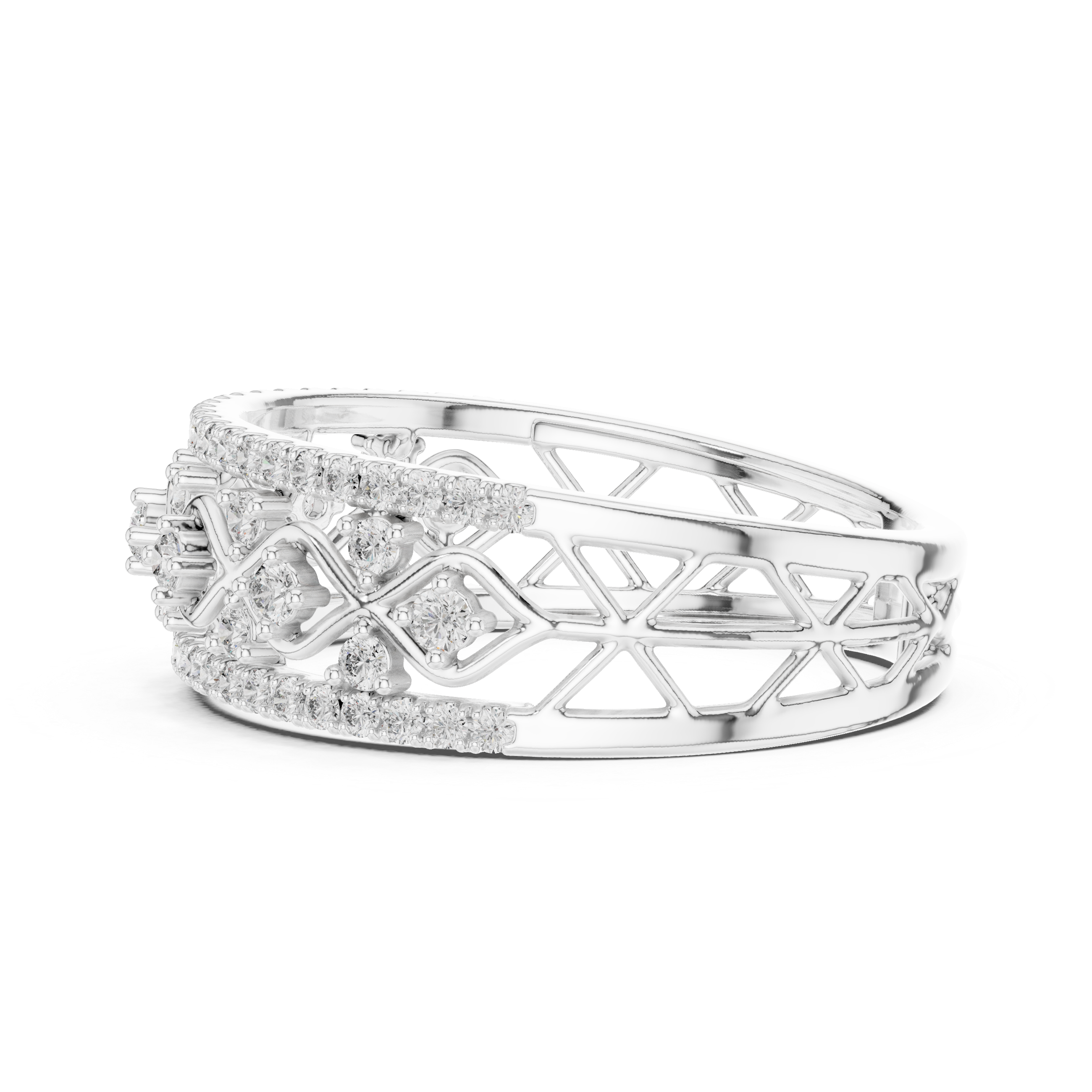 Imperial Lattice Lab-Grown Diamond Ring