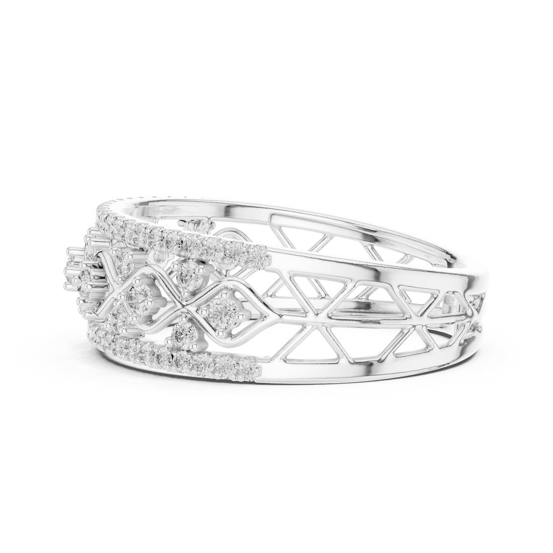 Imperial Lattice Lab-Grown Diamond Ring