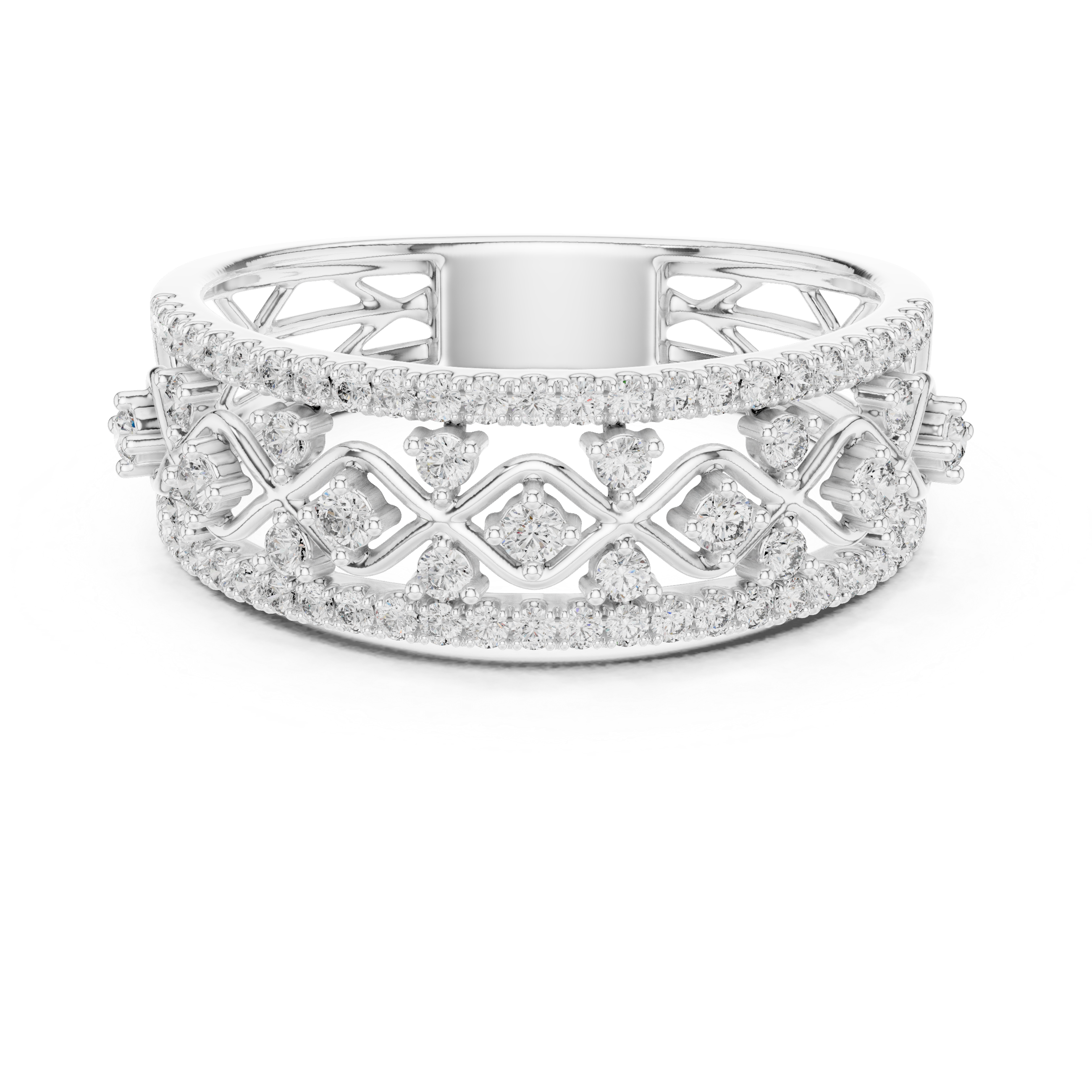 Imperial Lattice Lab-Grown Diamond Ring
