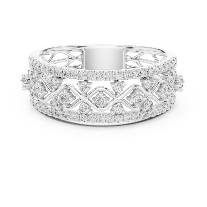 Imperial Lattice Lab-Grown Diamond Ring