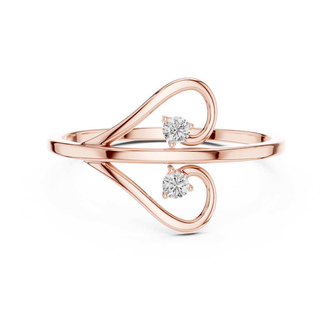 Twist Solitaire Lab-Grown Diamond Ring