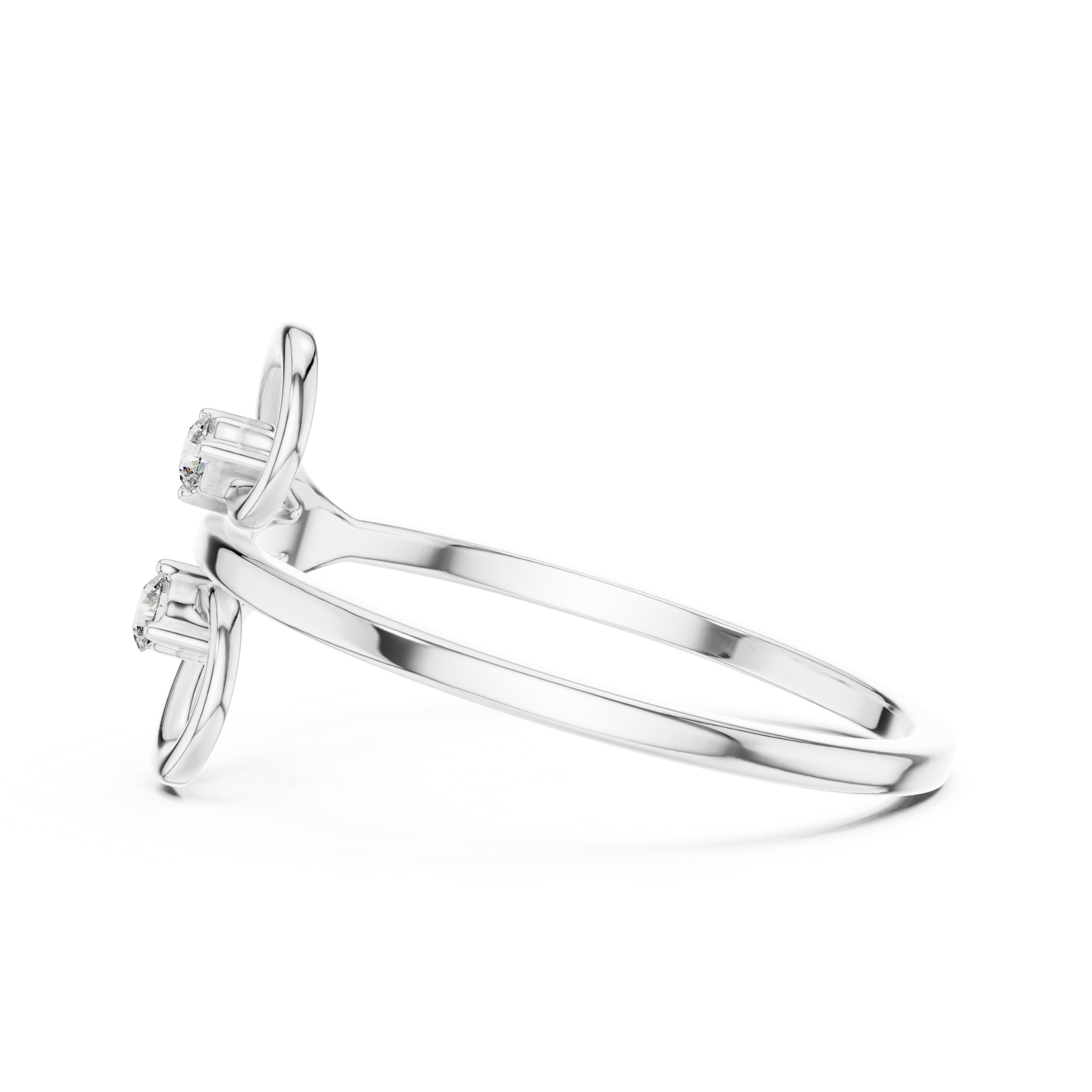 Twist Solitaire Lab-Grown Diamond Ring