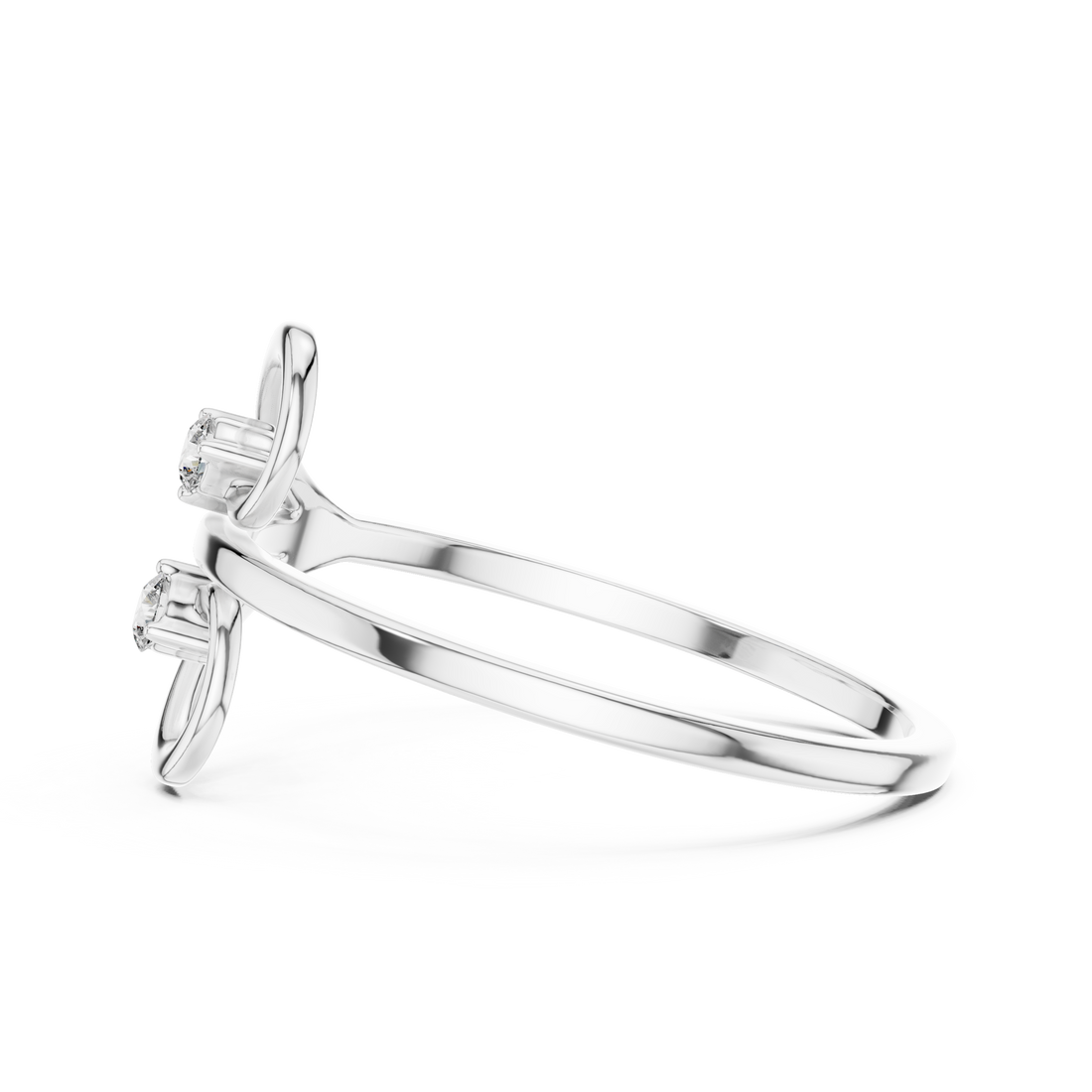 Twist Solitaire Lab-Grown Diamond Ring