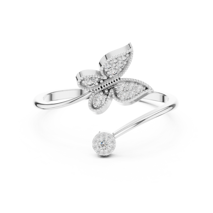 Butterfly Bloom Diamond Ring