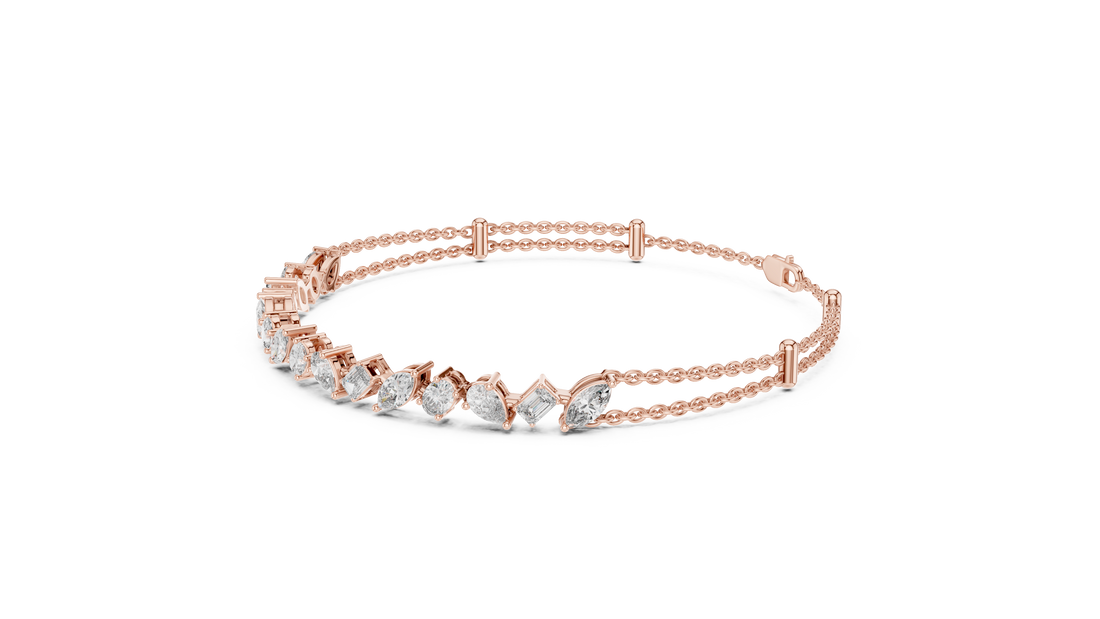Luminous Harmony Diamond Chain Bracelet