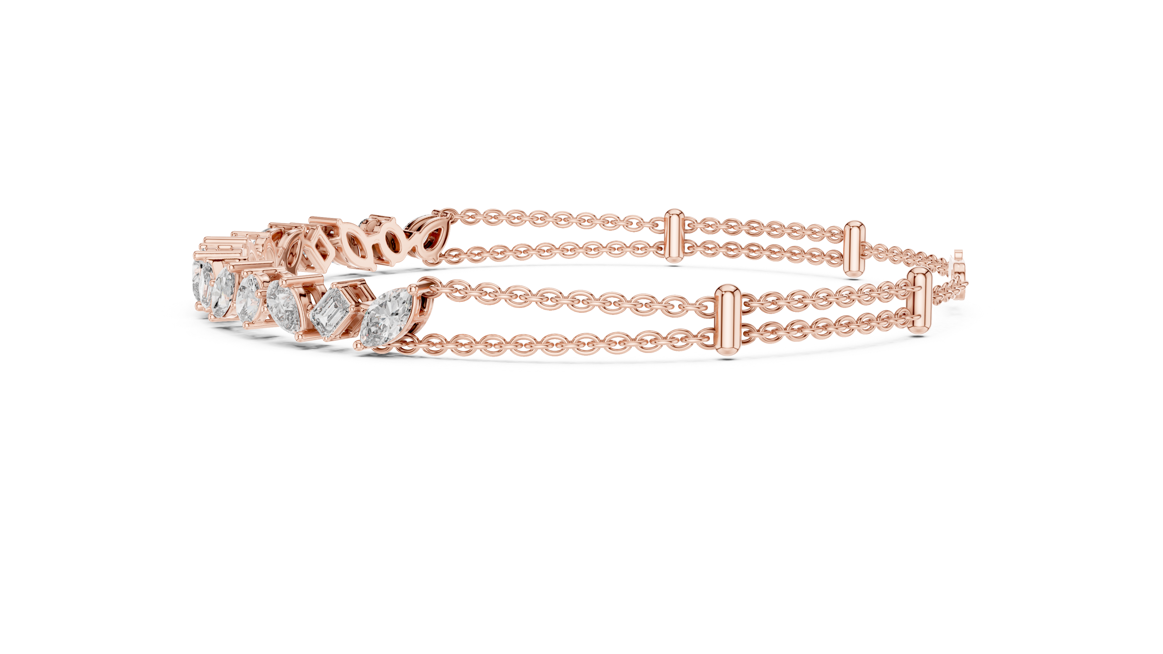 Luminous Harmony Diamond Chain Bracelet