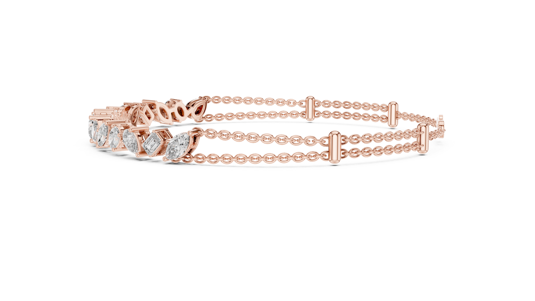 Luminous Harmony Diamond Chain Bracelet