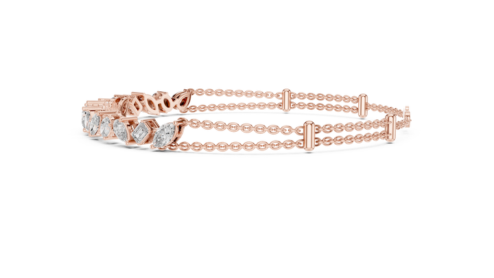Luminous Harmony Diamond Chain Bracelet