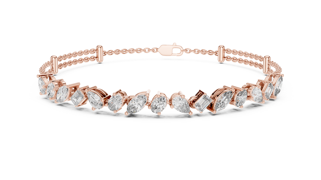 Luminous Harmony Diamond Chain Bracelet