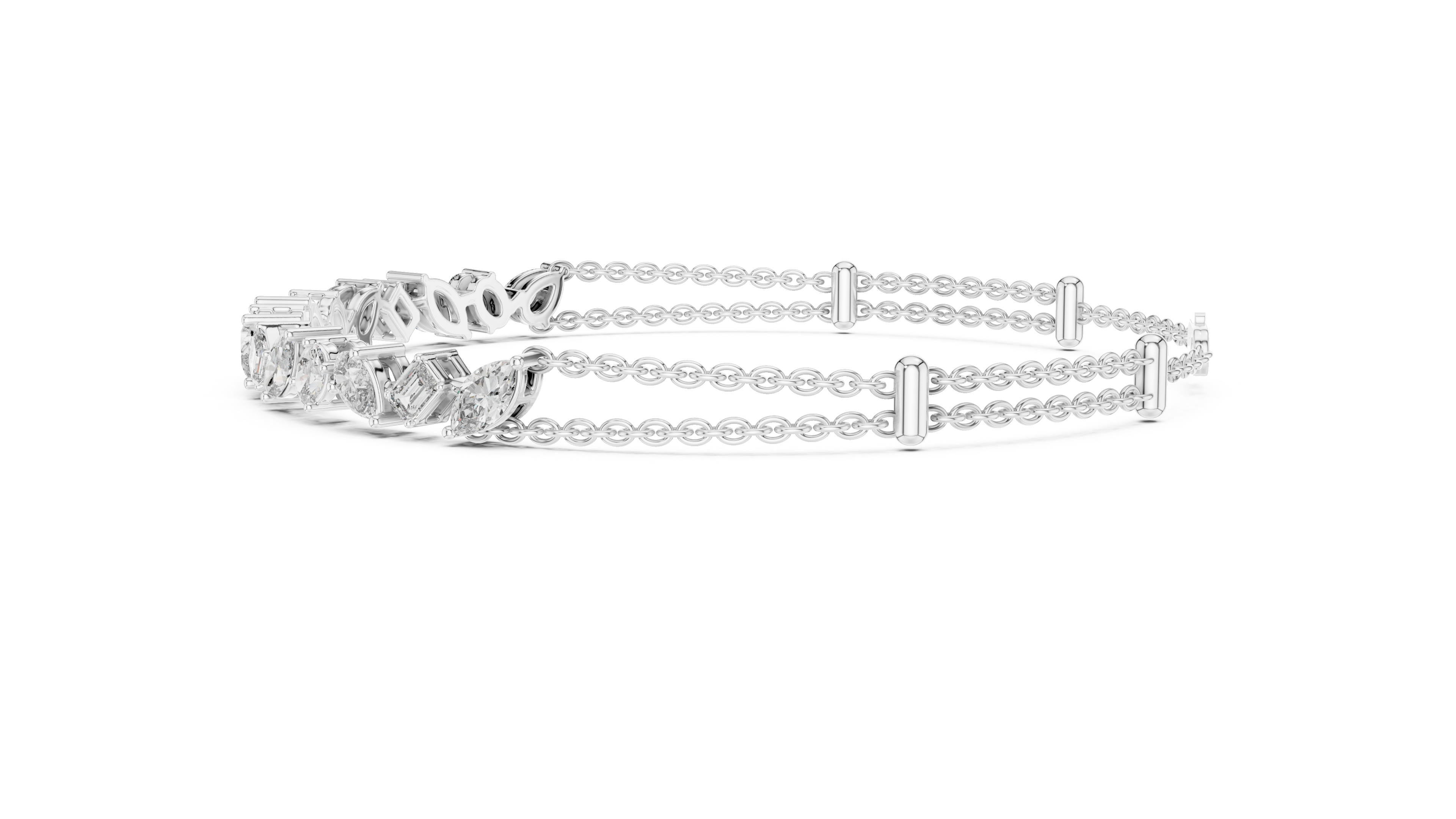 Luminous Harmony Diamond Chain Bracelet