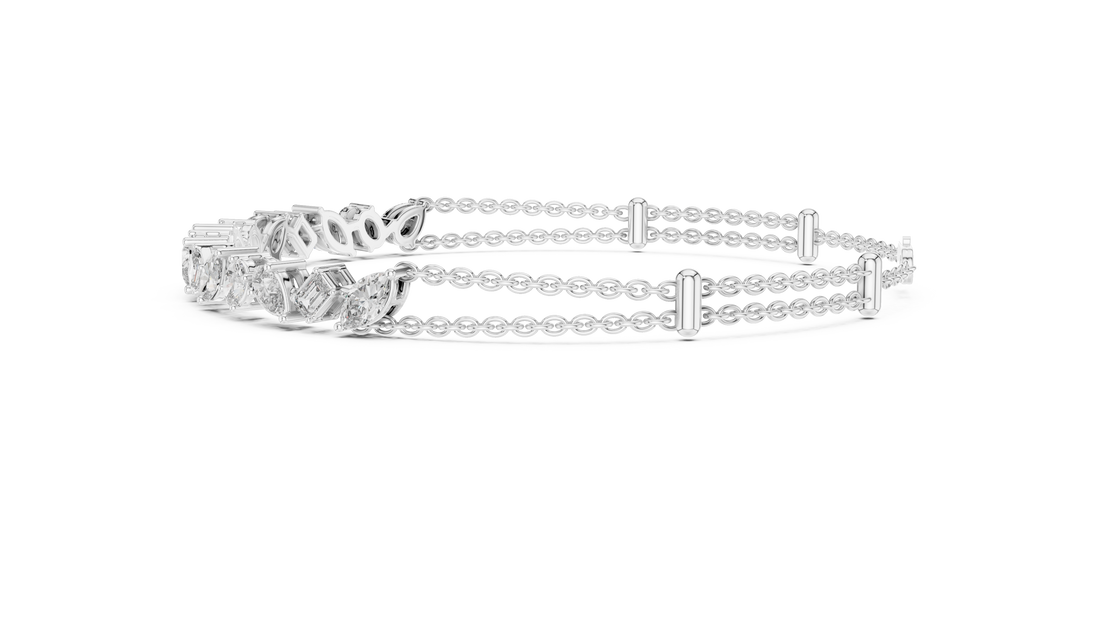 Luminous Harmony Diamond Chain Bracelet