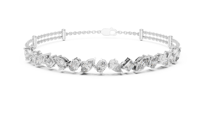 Luminous Harmony Diamond Chain Bracelet