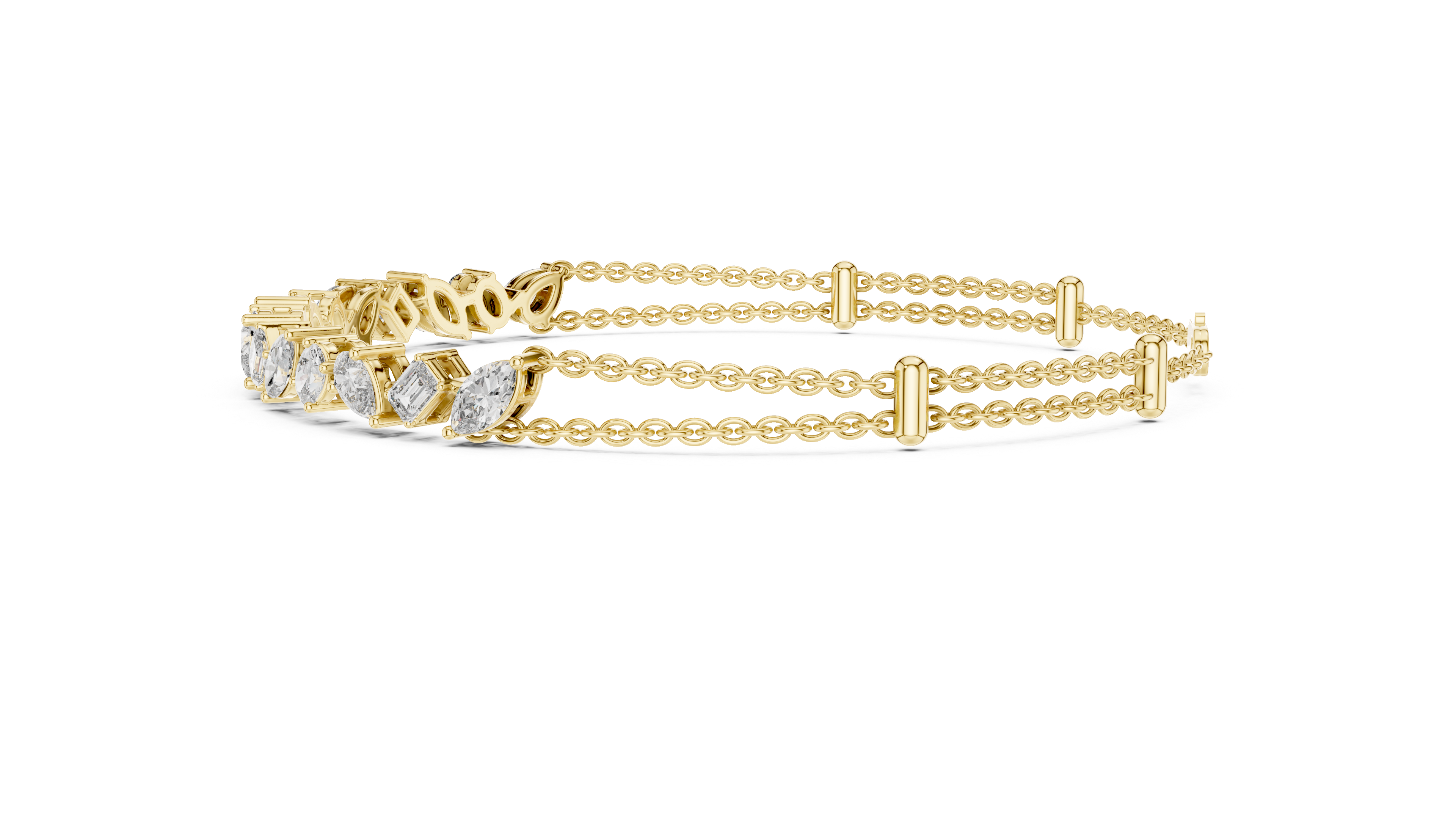 Luminous Harmony Diamond Chain Bracelet