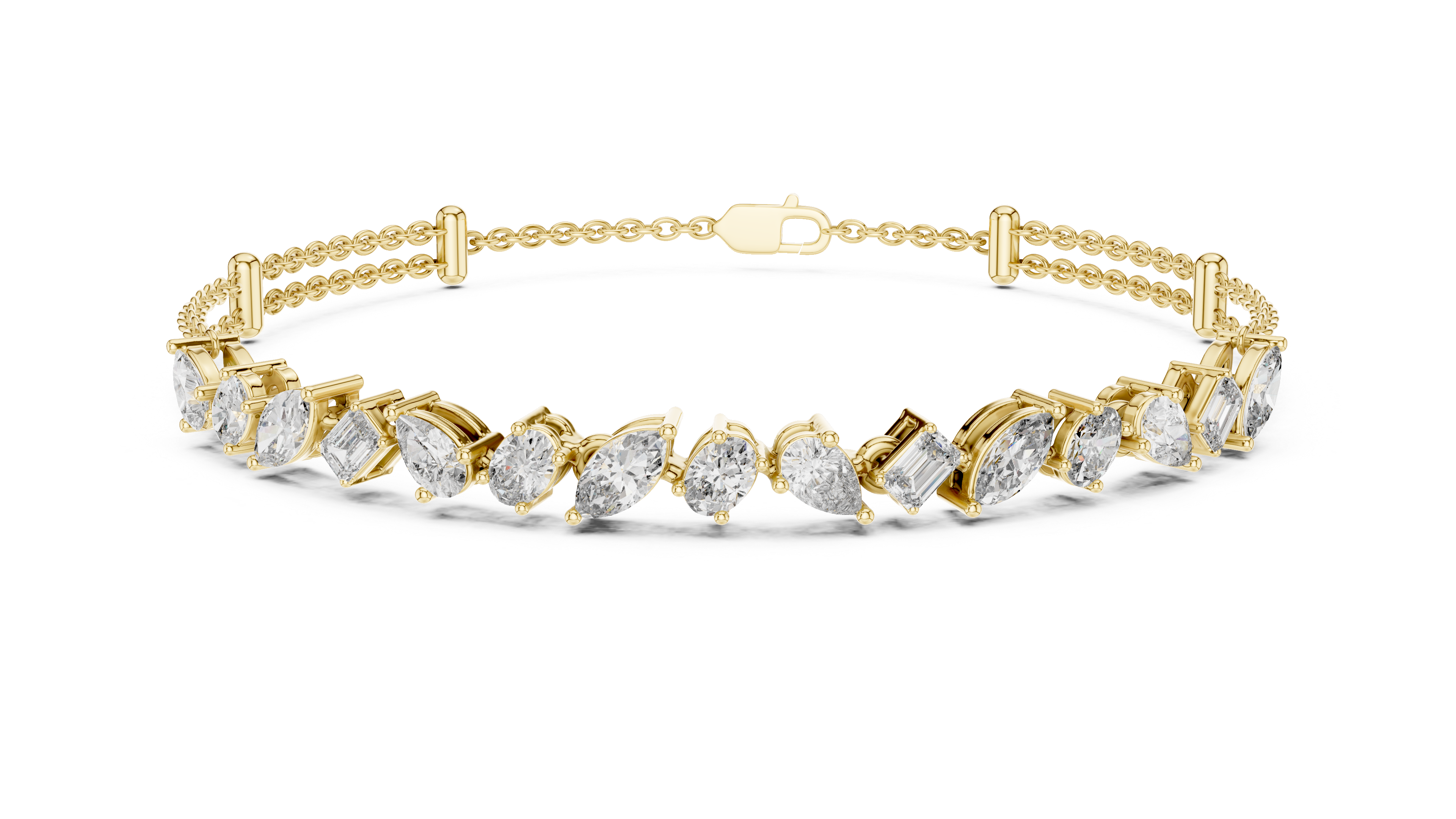 Luminous Harmony Diamond Chain Bracelet