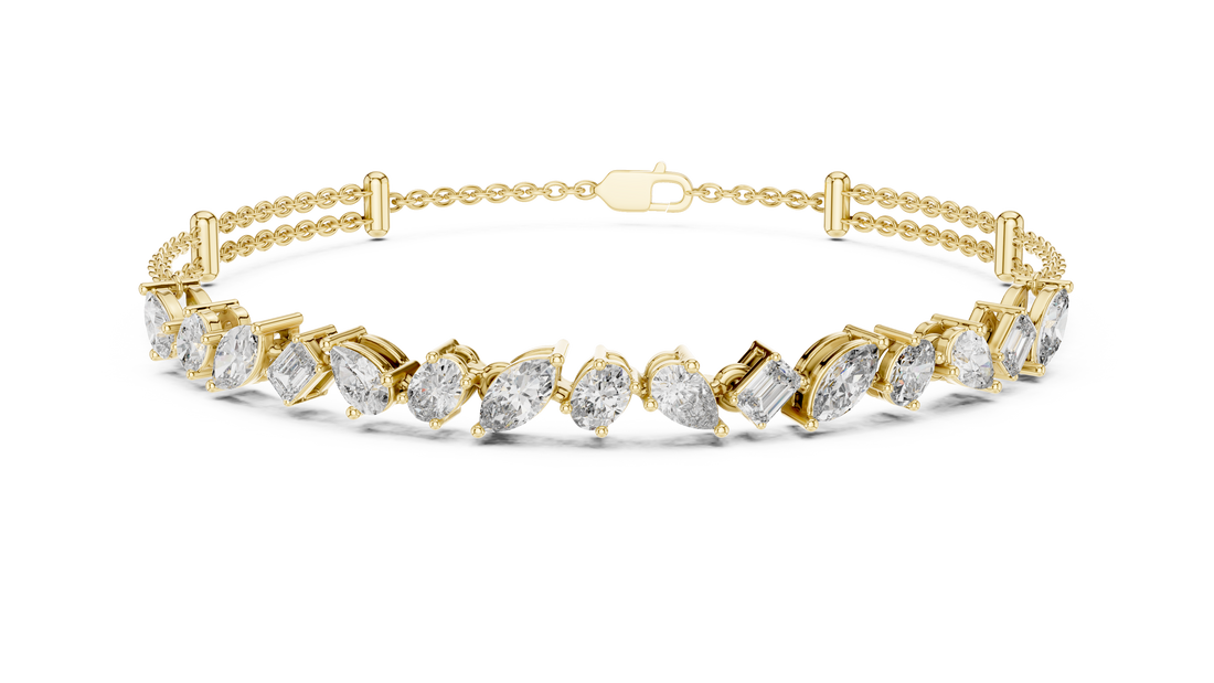 Luminous Harmony Diamond Chain Bracelet