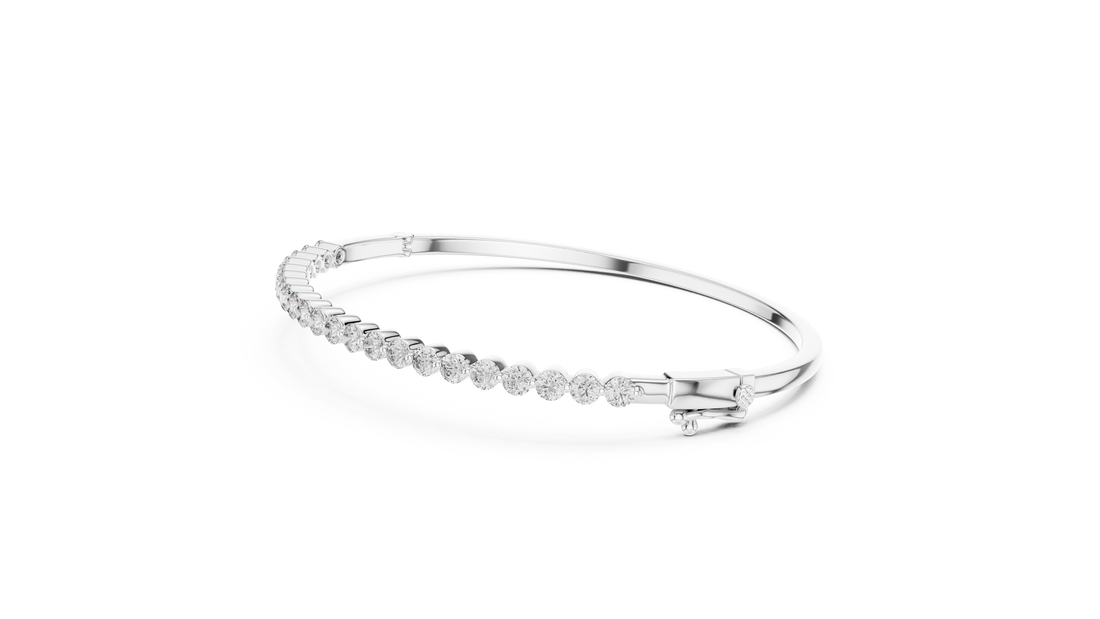 Eternal Sparkle Diamond Bangle Bracelet