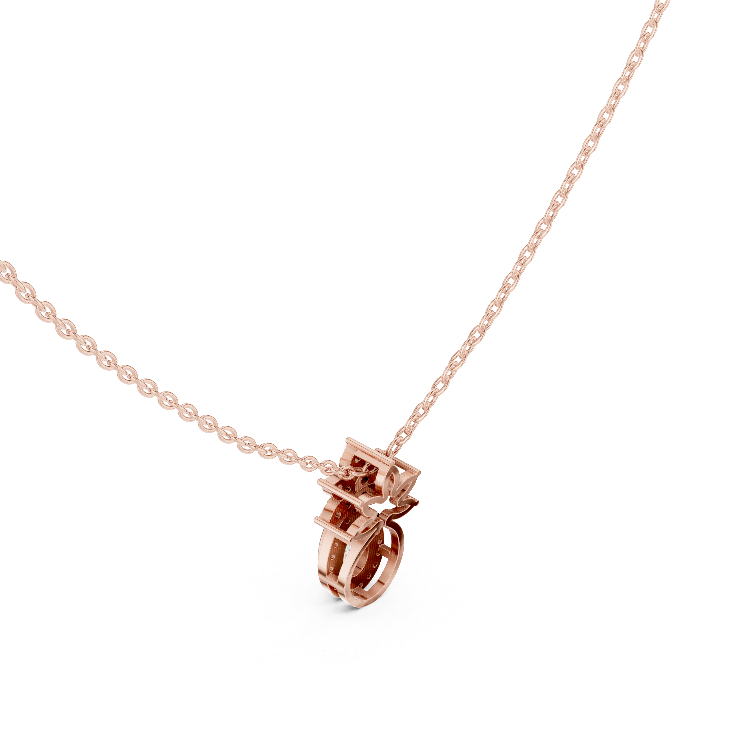 Pear Halo Lab-Grown Diamond Pendant