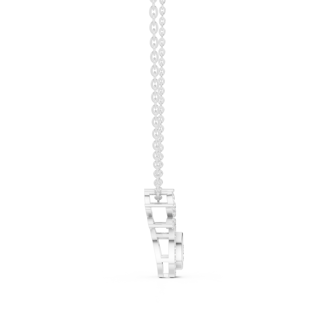 Pear Halo Lab-Grown Diamond Pendant